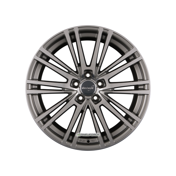 2DRV BY WHEELWORLD - WH18 DAYTONA GRAU HOCHGLANZPOLIERT 9X20 LK:5/112 ET:37 ML:66,6